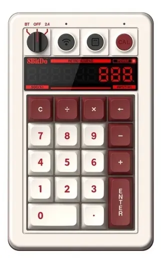8BitDo – Mekaniskt numeriskt tangentbord – Fami Edition