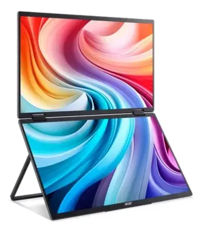 Acer PD163QT vikbar dubbelskärm