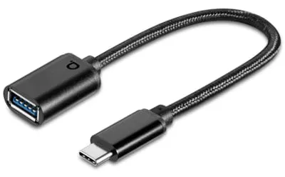 Andersson USB-A till USB-C Adapter 15cm (svart)