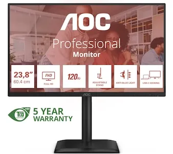 AOC 24" skærm 24E4CV