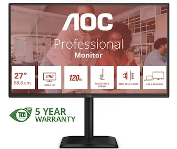AOC 27" skærm Q27E4CV