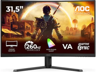 AOC 32" curved gamingskärm C32G42ZE