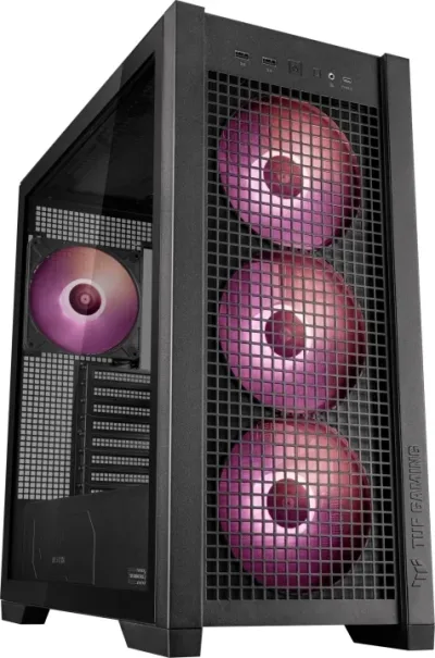 ASUS TUF Gaming GT302 TG ARGB ATX-chassi med fönster
