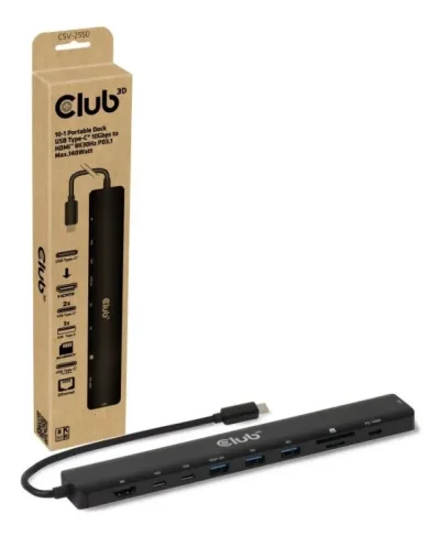 Club 3D 10-in-1 dockningsstation