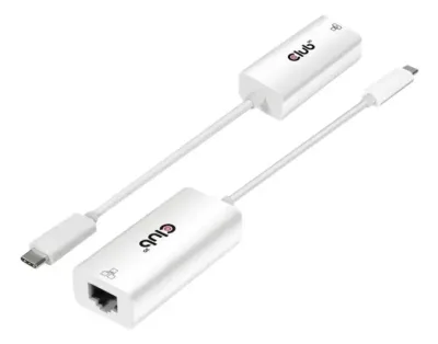 Club 3D nätverksadapter USB-C 3.2 Gen 1 1Gbps kabeldragning