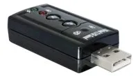 Delock - Ljudkort - 24-bitars - 96 kHz - 7.1 - USB 2.0 - CM6533