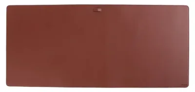 Desire2 Skrivbordsmatta i veganskt läder 900×400 mm Brun