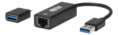 Eaton Tripp Lite Series USB-C USB-A to RJ45 Gigabit Ethernet Network Adapter