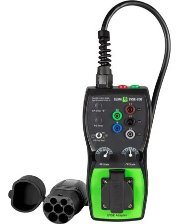 ELMA INSTRUMENTS Elma EVSE-200 adapter aktiverar laddningsstället genom att simulera anslutningen av elbilen.