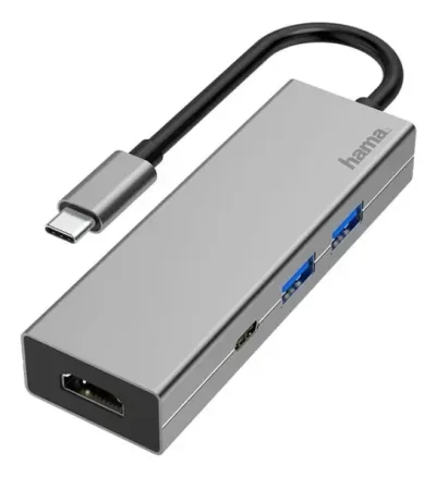 Hama Adapter USB-C Multi 4x Portar HDMI