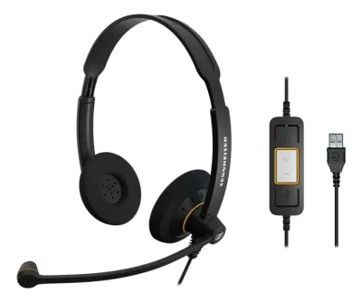 Headset Sennheiser SC 60 USB med ledning