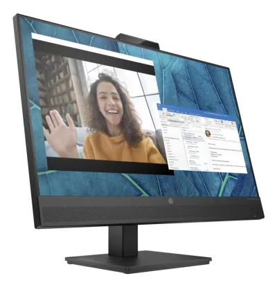 HP M27m Conferencing Monitor - LED-skärm - 27 - 1920 x 1080 Full HD (1080p) @ 75 Hz - IPS - 300 cd/m² - 1000:1 - 5 ms - HDMI, DisplayPort, USB-C - högtalare - svart ställ, svart huvud