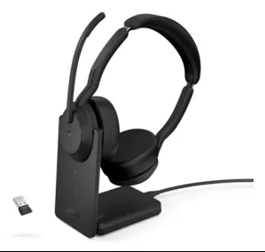 Jabra Evolve2 55 Link380a MS Teams Stereo Stand