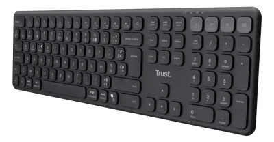 Keyboard Trust Vaiya Multi-device Svart