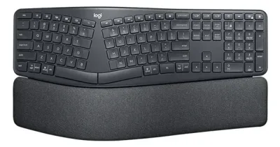 Logitech Ergo K860 tangentbord Trådlös RF + Bluetooth QWERTY Nordic Svart