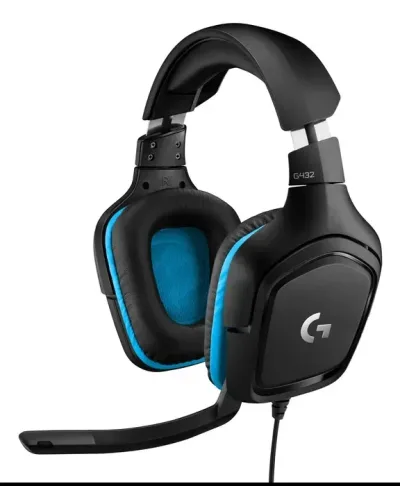 Logitech G 432 Gamingheadset med surroundljud