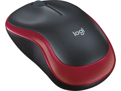 Logitech M185 Trådlös Mus Röd