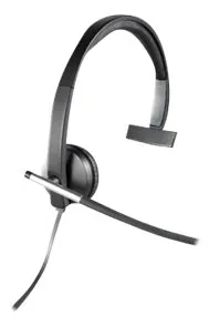 Logitech USB Headset Mono H650e - Headset - på örat - kabelansluten