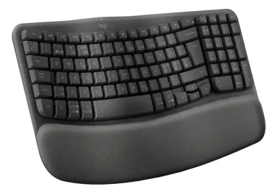 Logitech Wave Keys Trådlöst Ergonomiskt tangentbord