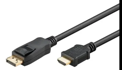 Luxorparts Adapterkabel Displayport till HDMI 1 m