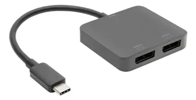 Luxorparts USB-C till dubbla Displayport