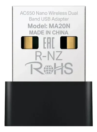 Mercusys MA20N AC650 USB-nätverksadapter