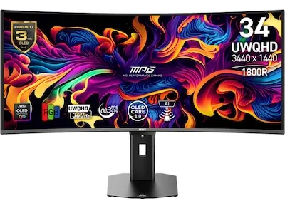 MSI 34" curved gamingskärm MPG 341CQR X36