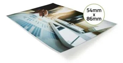 Nedis Lamineringsfilm | 54x86mm | Tjocklek: 125 µm | Packad per: 100 st. | PET | Transparent