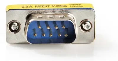Nedis Serial adapter | Adapter | D-SUB 9-Pin Hane | D-SUB 9-Pin Hane | Nickelplaterad | Metall | Metall | Låda
