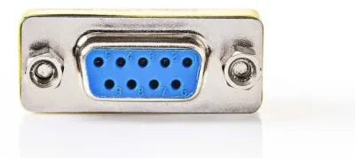 Nedis Serial adapter | Adapter | D-SUB 9-Pin Hona | D-SUB 9-Pin Hona | Nickelplaterad | Metall | Låda