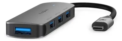 Nedis USB-hubb | 1x USB-C™ | 4x USB A Female | 4-Port port