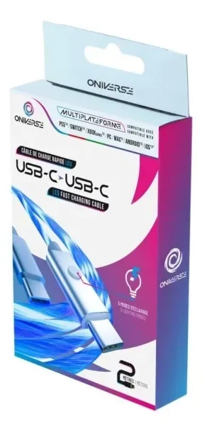 Oniverse Led-snabbladdningskabel