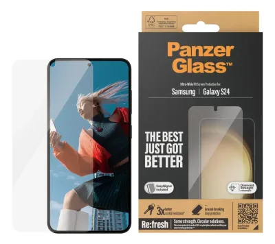 PanzerGlass™ | Skärmskydd - Ultra-Wide Fit | Galaxy S24