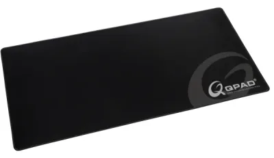 QPAD FX900, Svart, Monokromatiskt, Tyg, Halksäkert underlag, Spelmusmatta