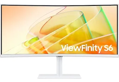 Samsung 34" Curved skärm S34C650 (vit)