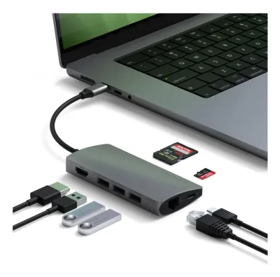 Satechi Aluminum Multi-Port Adapter V2