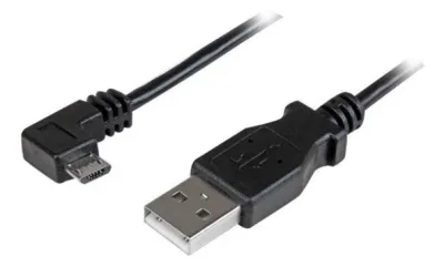 StarTech.com Micro-USB Charge-and-Sync Cable M/M - Right-Angle Micro-USB - USB cable - 50 cm
