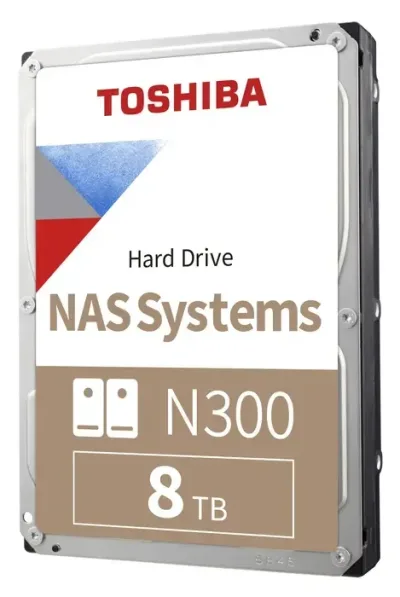 Toshiba N300 Hårddisk för NAS 3,5" 8 TB
