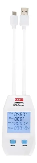 UNI-T UT658DUAL USB-uttagstestare