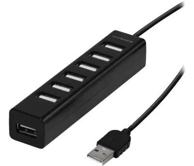 Vivanco VVITHUB20USB7IN1OUT