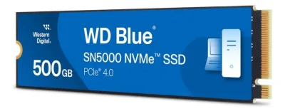 WD Blue SN5000 WDS500G4B0E - SSD - 500 GB - inbyggd - M.2 2280 - PCIe 4.0 x4 (NVMe)