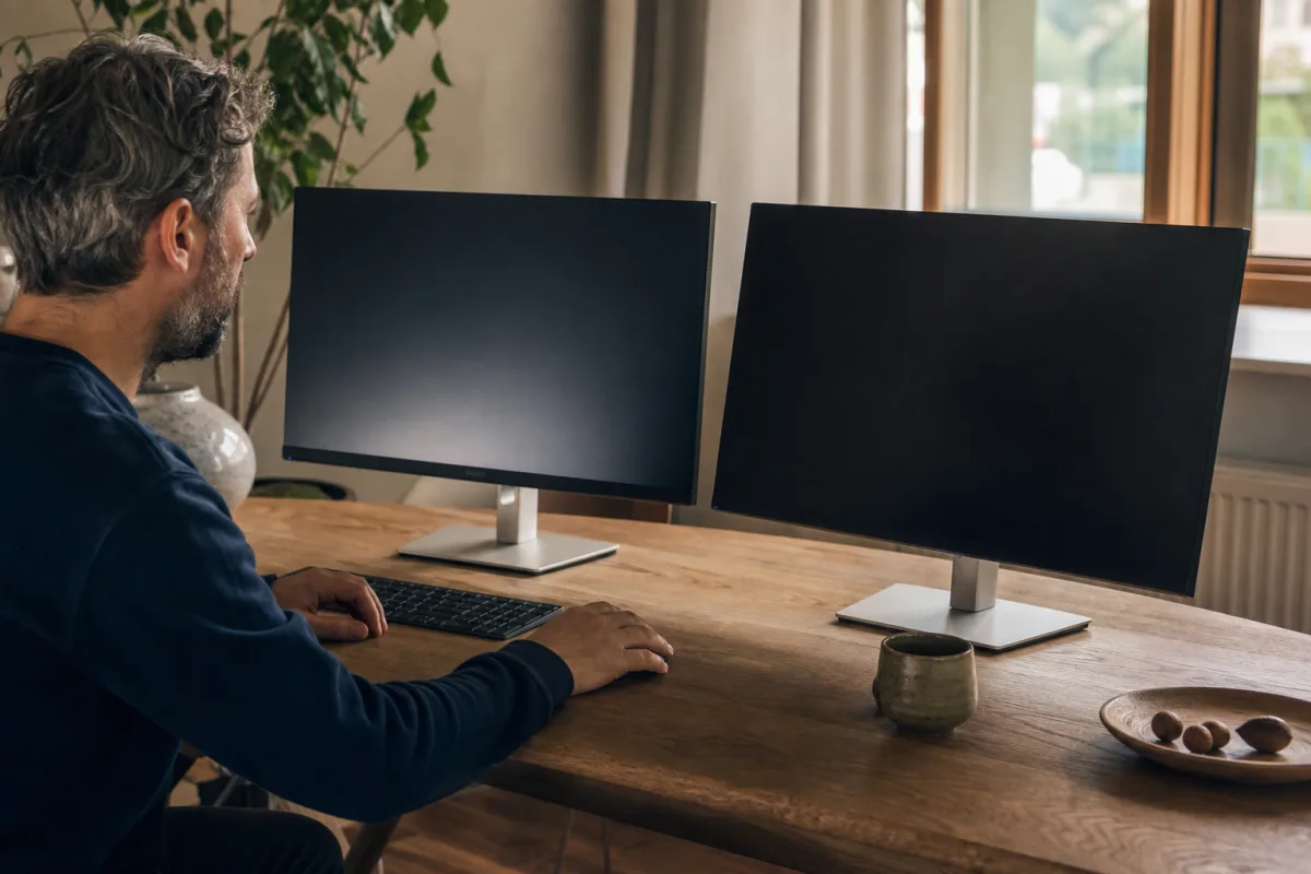 Dell UltraSharp eller HP E-serien – skillnaden på riktigt