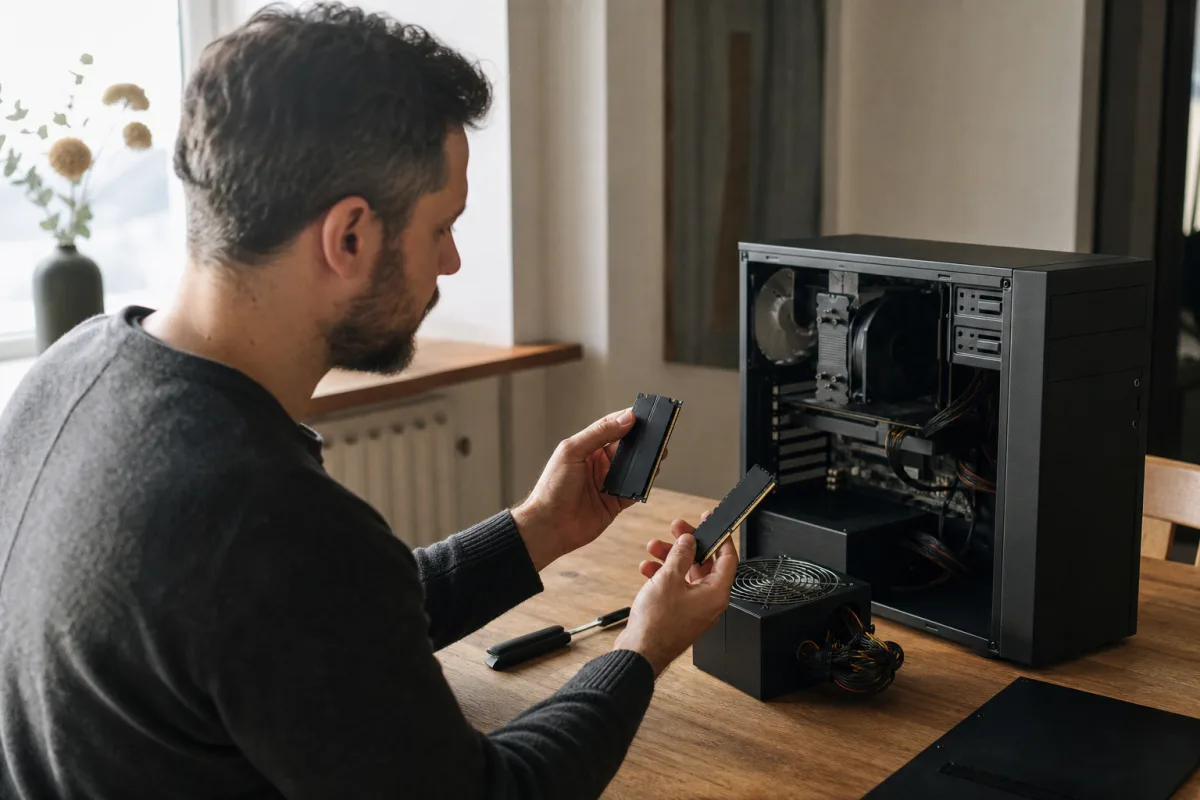RAM, SSD eller nätaggregat först? Den smarta ordningen