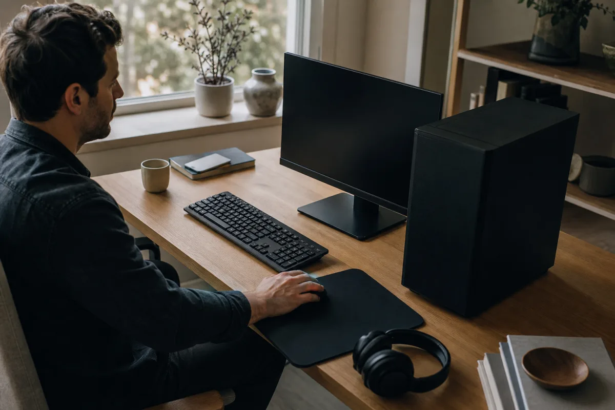 Komplett-PC och tillbehör för en smidigare datorlösning